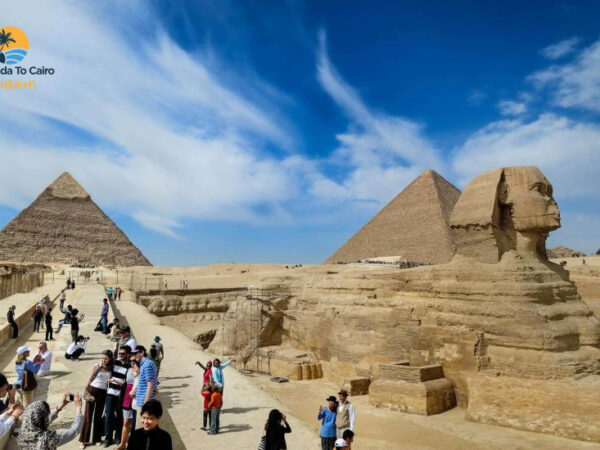 Giza Pyramids and Saqqara Day Trip from Hurghada with Private Guide and Lunch