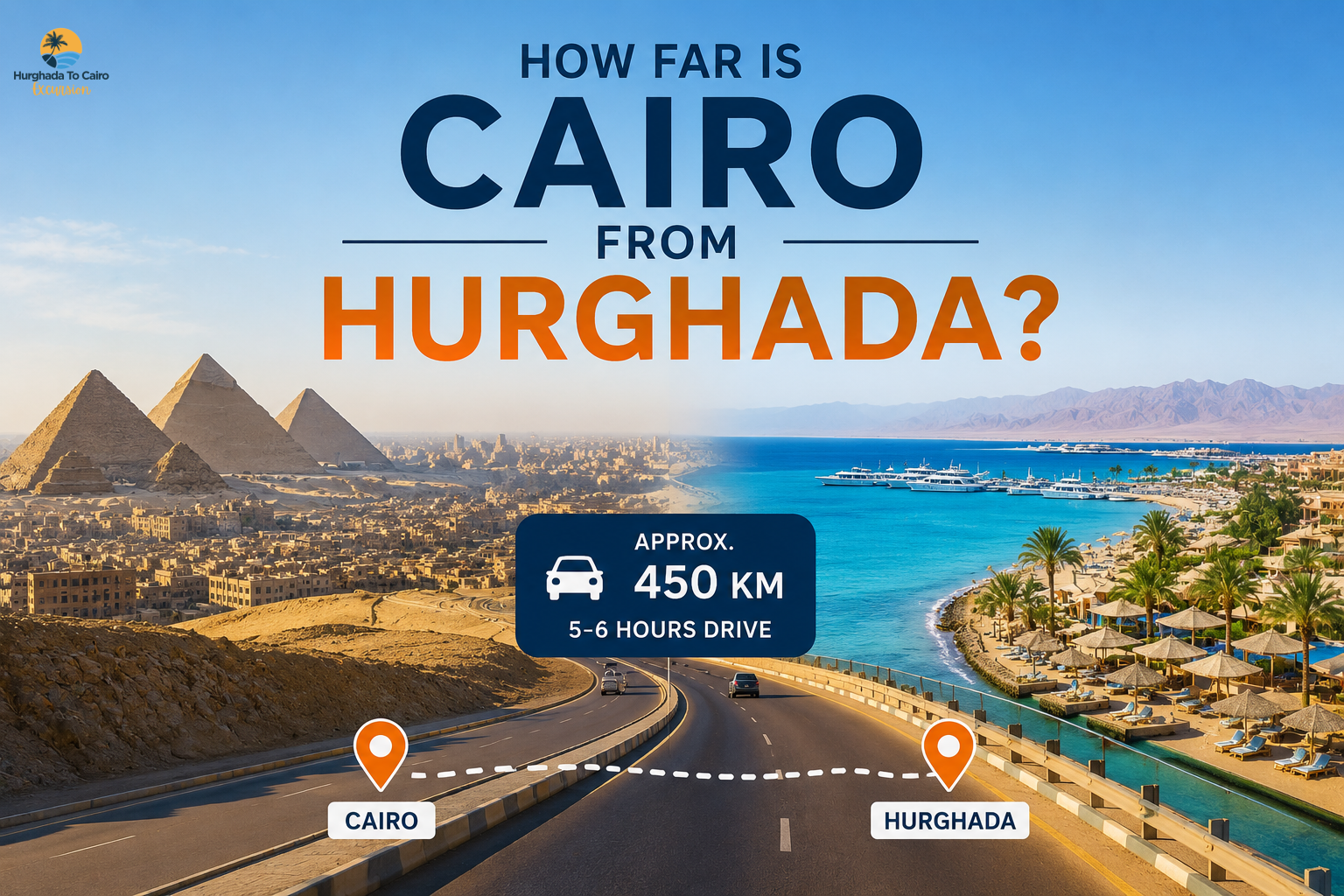 How far is cairo from Hurghada