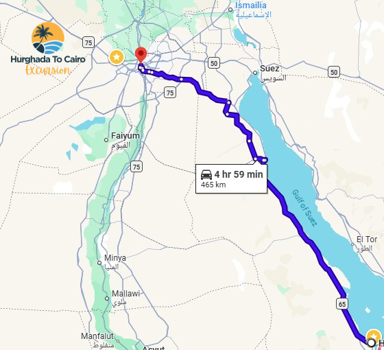 Red Sea desert to Cairo